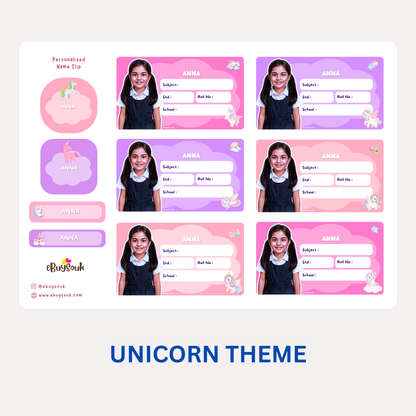Personalised Name Slip With Child Photo